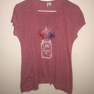 Live, love, Sparkle top!